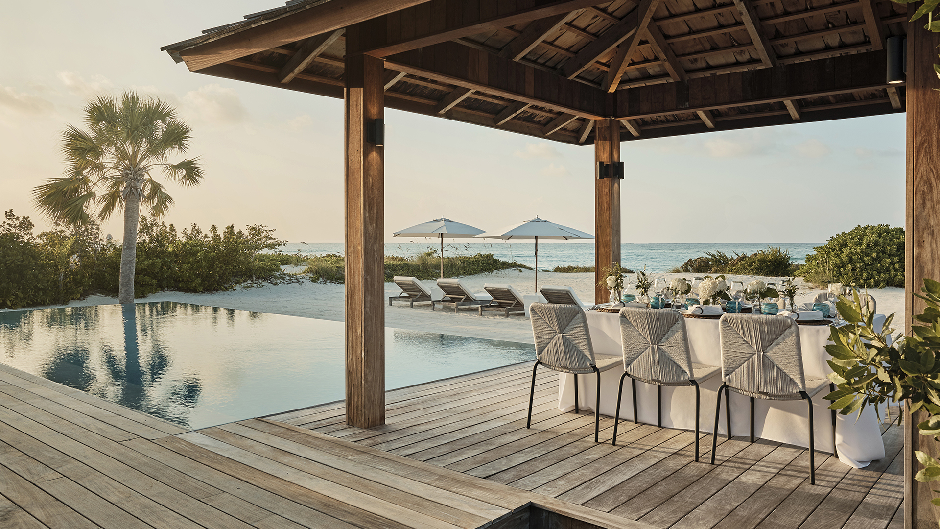 Caribbean, Turks & Caicos, Parrot Cay, Private Dining