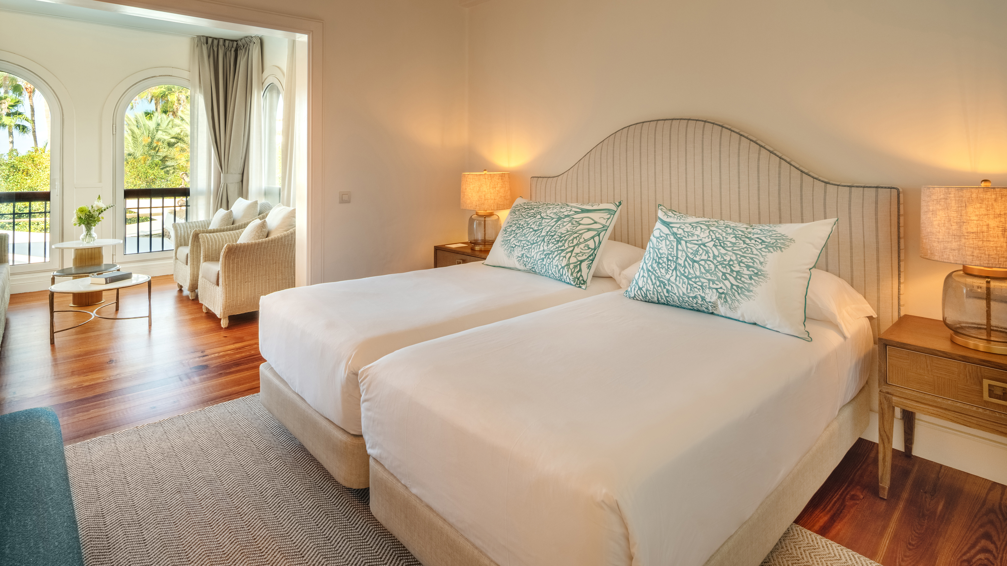 Europe, Spain, Lanzarote, Princesa Yaiza Suite Hotel Resort, Royal Suite bedroom