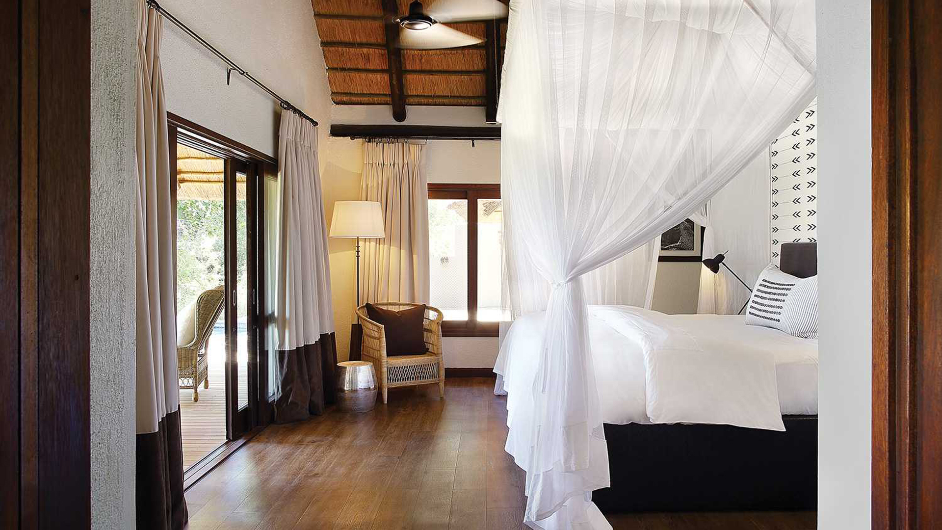 Africa, South Africa, Londolozi Tree Camp, Bedroom Suite