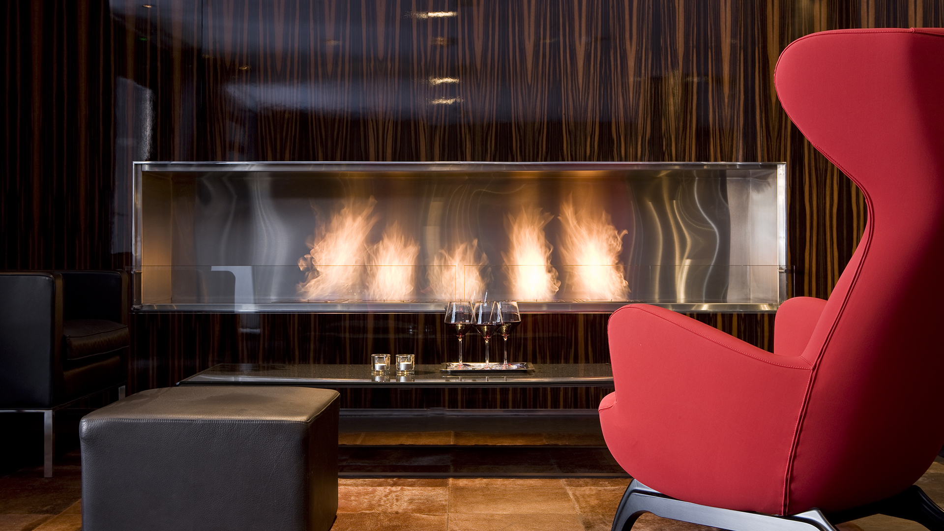 Europe ski, France, Avenue lodge, Fire place