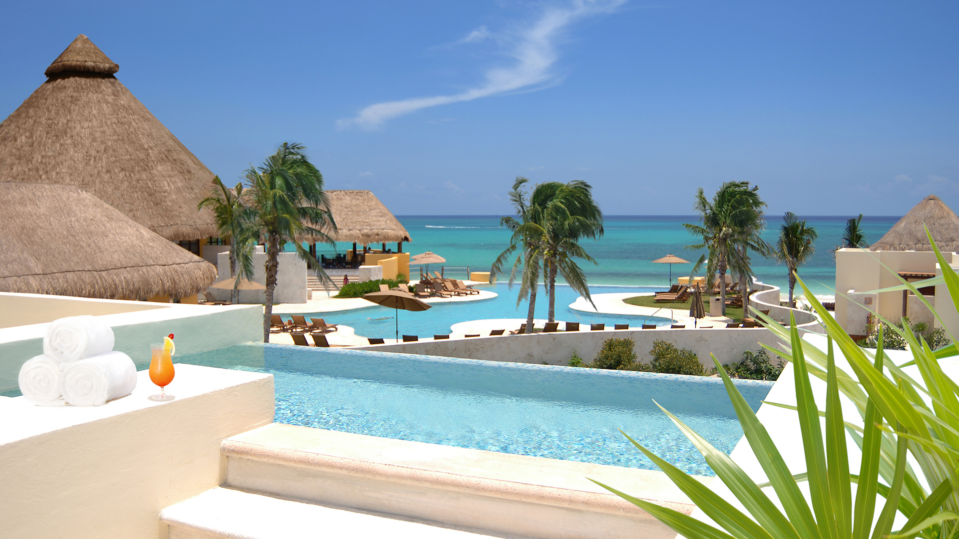 Caribbean, Mexico, Fairmont Mayakoba, Swimming Pool