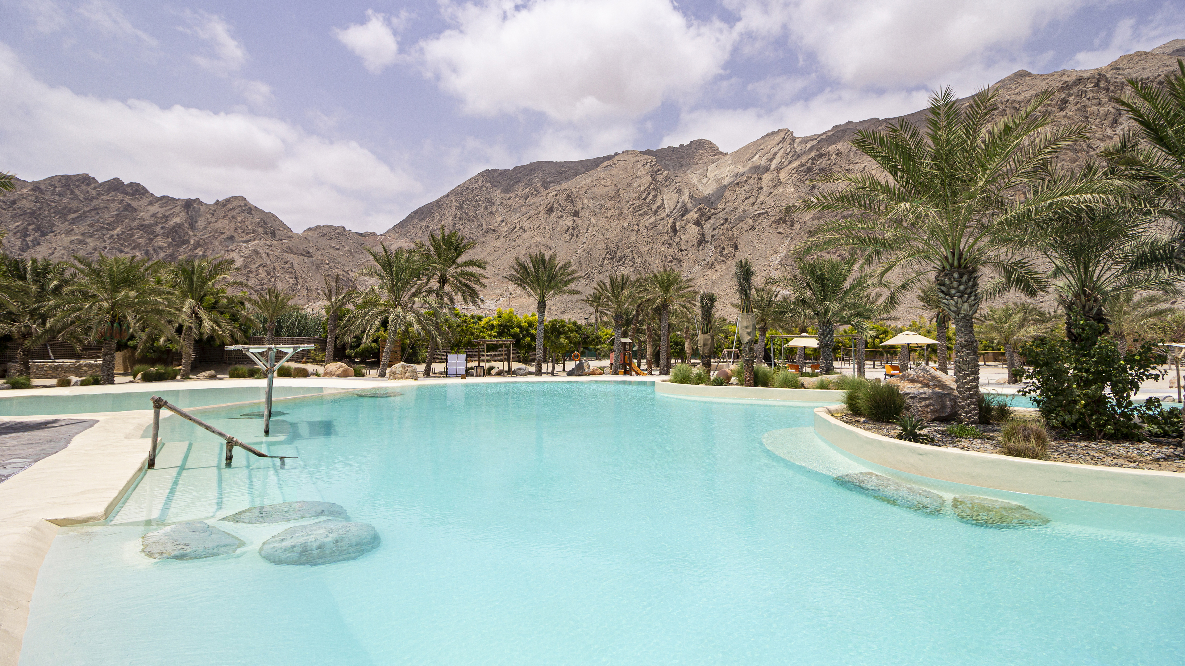 Indian Ocean, Oman, Six Senses Zighy Bay, Salt Water Pool
