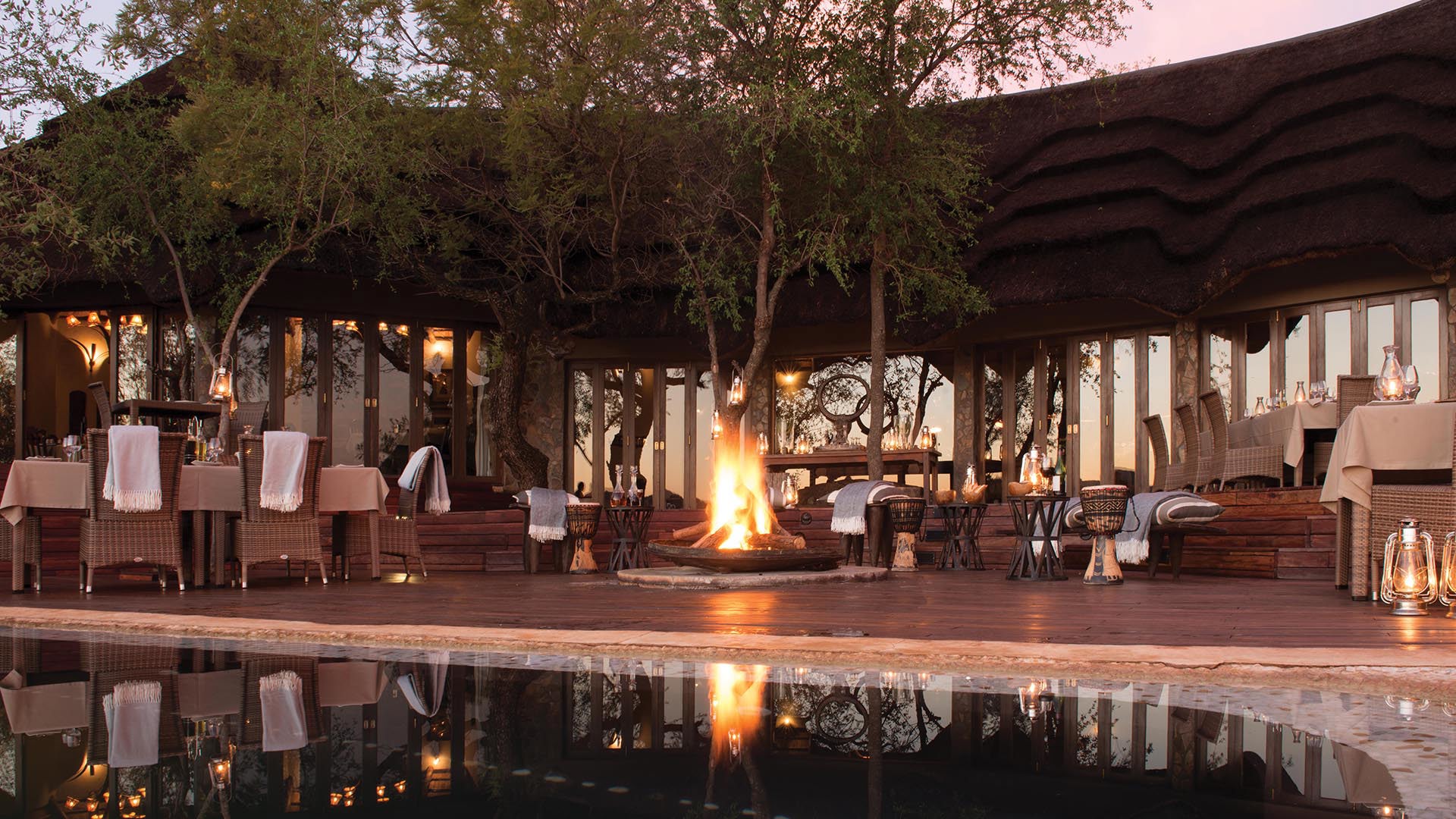  South africa, Madikwe, Madikwe hills, Main deck