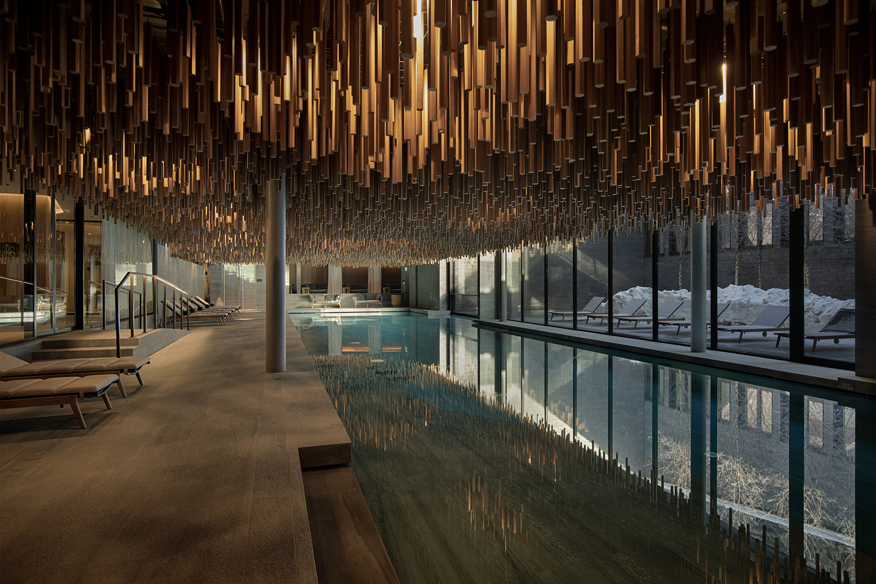 Ski & Snow, Europe, Switzerland, Crans-Montana, Six Senses Crans-Montana, spa pool