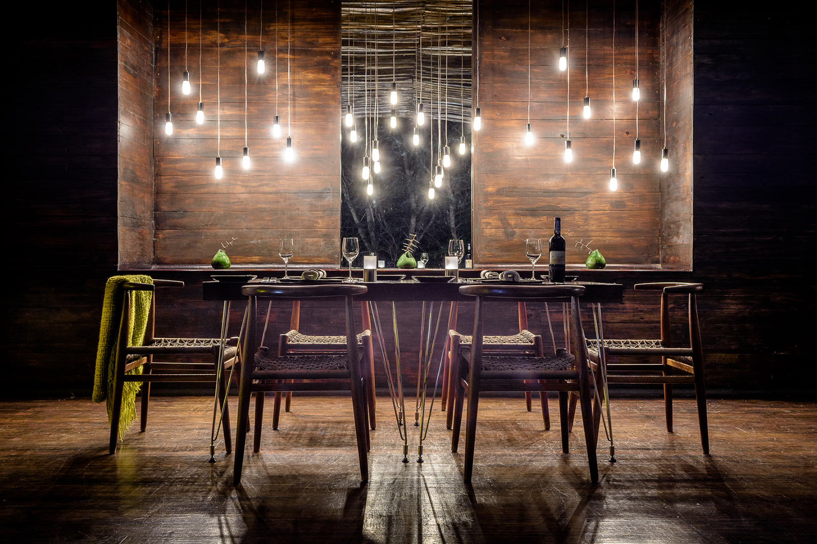  Africa, South Africa, Sweni Lodge at Singita Private Game Reserve, Luxury dining