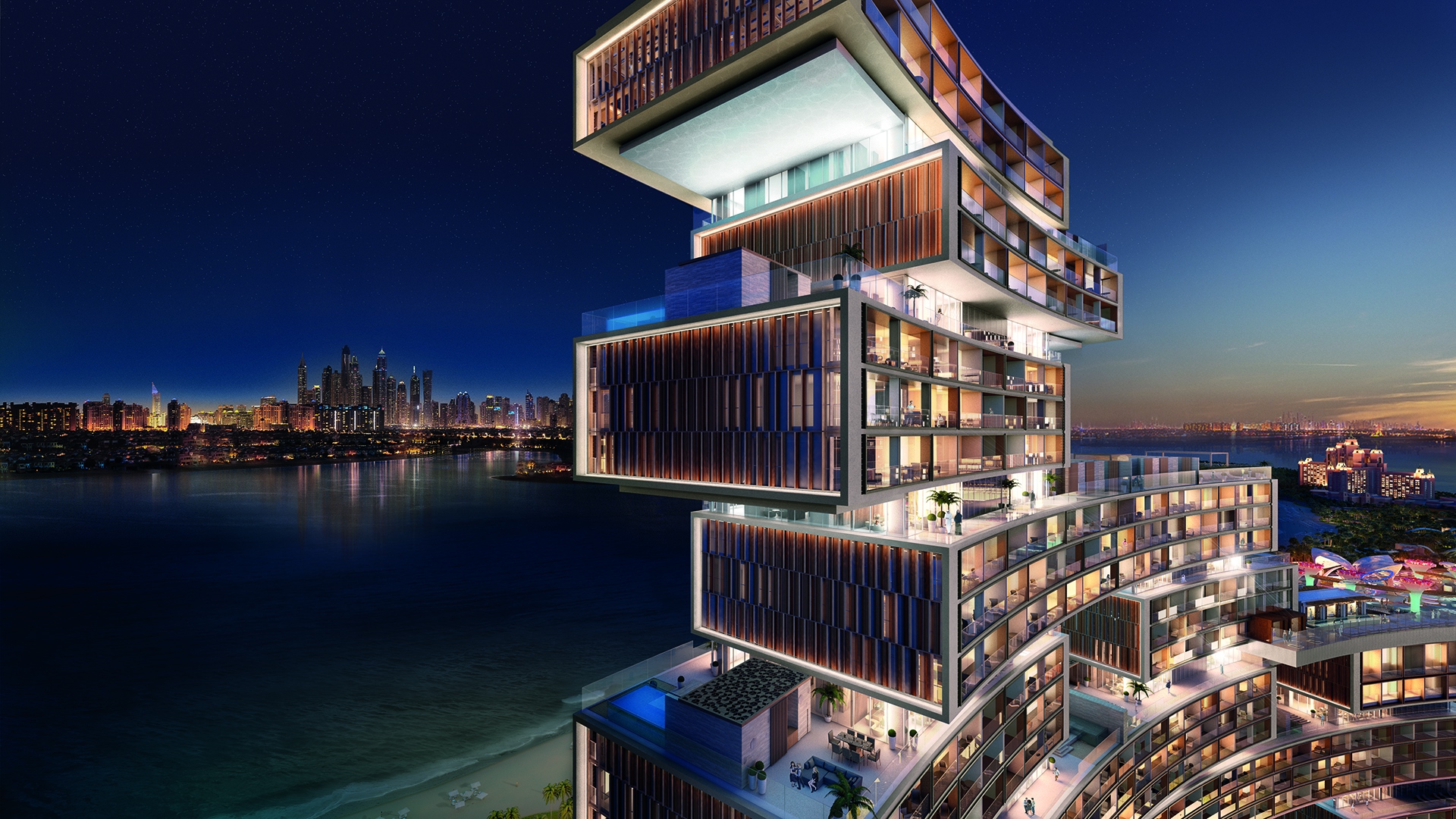 Indian Ocean & Arabia, Dubai, Atlantis The Royal, Exterior