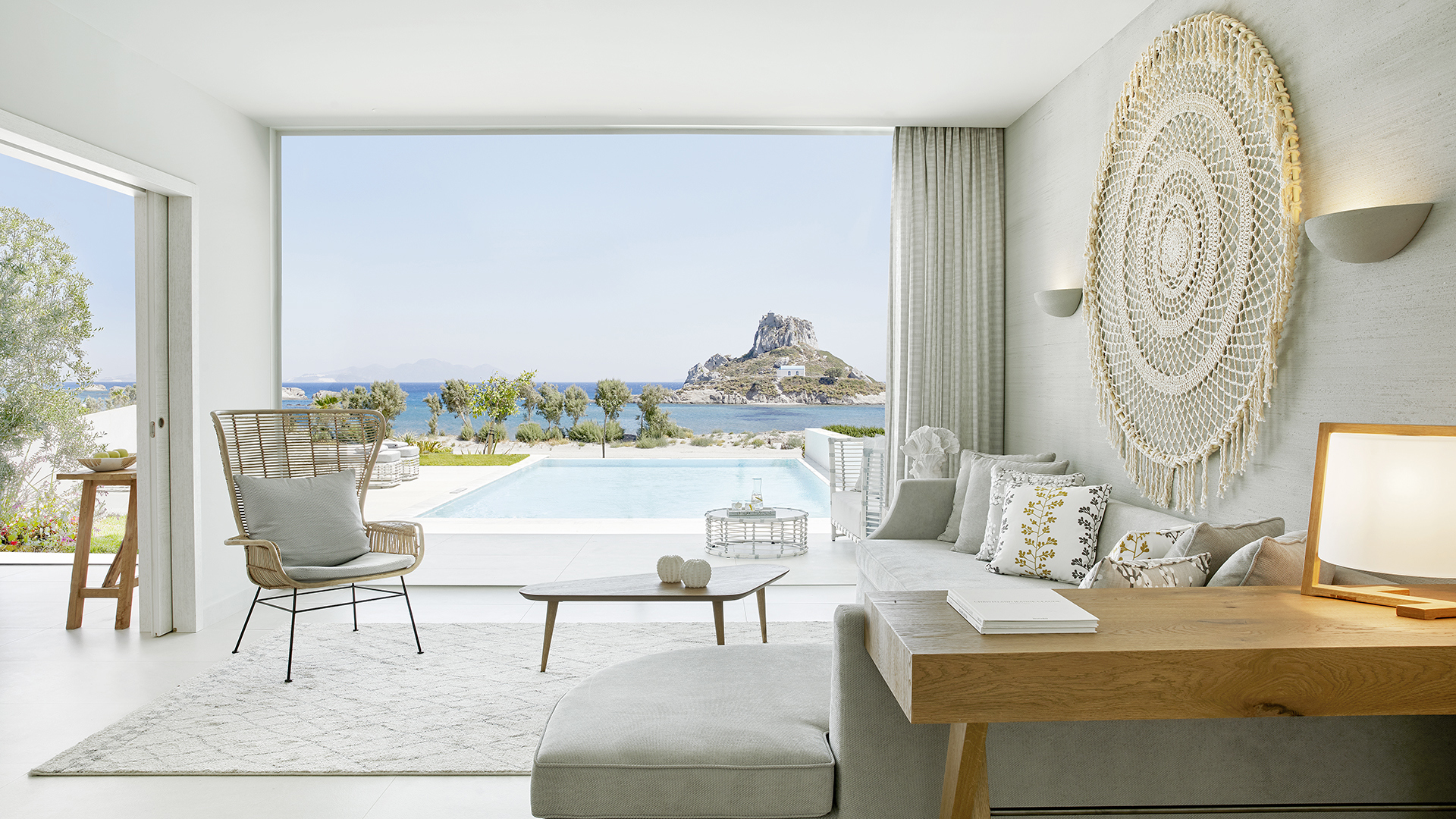 Europe, Greece, Kos, Ikos Aria, Deluxe Bungalow Lounge