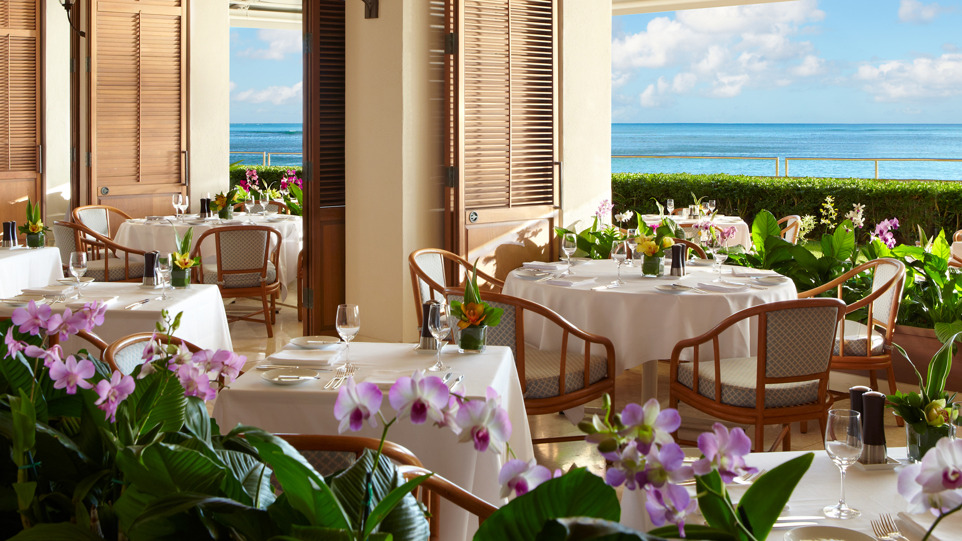  USA, Luxury Hawaii Holidays, Halekulani, Orchids Restaurant