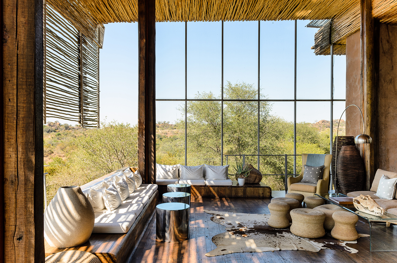  Africa, South Africa, Lebombo Lodge at Singita Private Game Reserve, Lounge