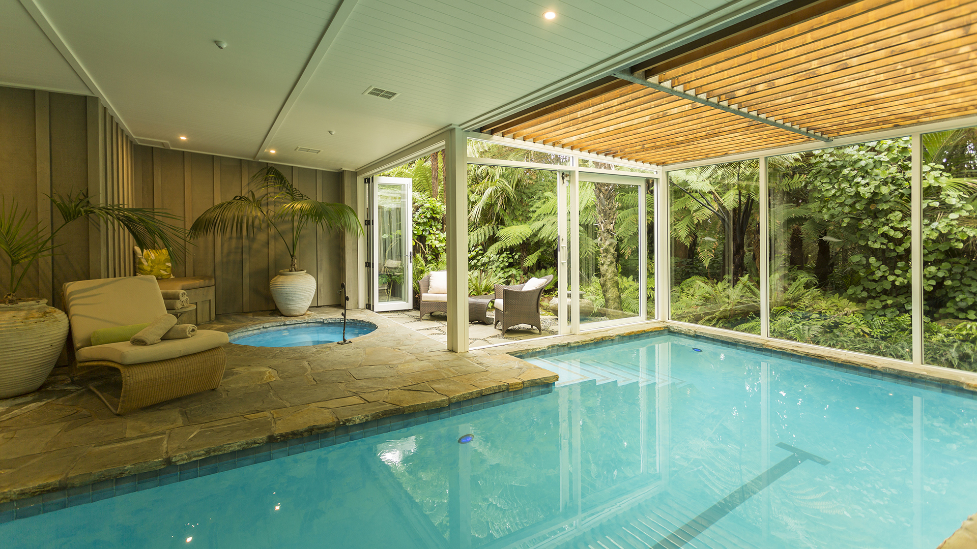 Worldwide, New Zealand, The Lodge at Kauri Cliffs, Lap pool and jacuzzi