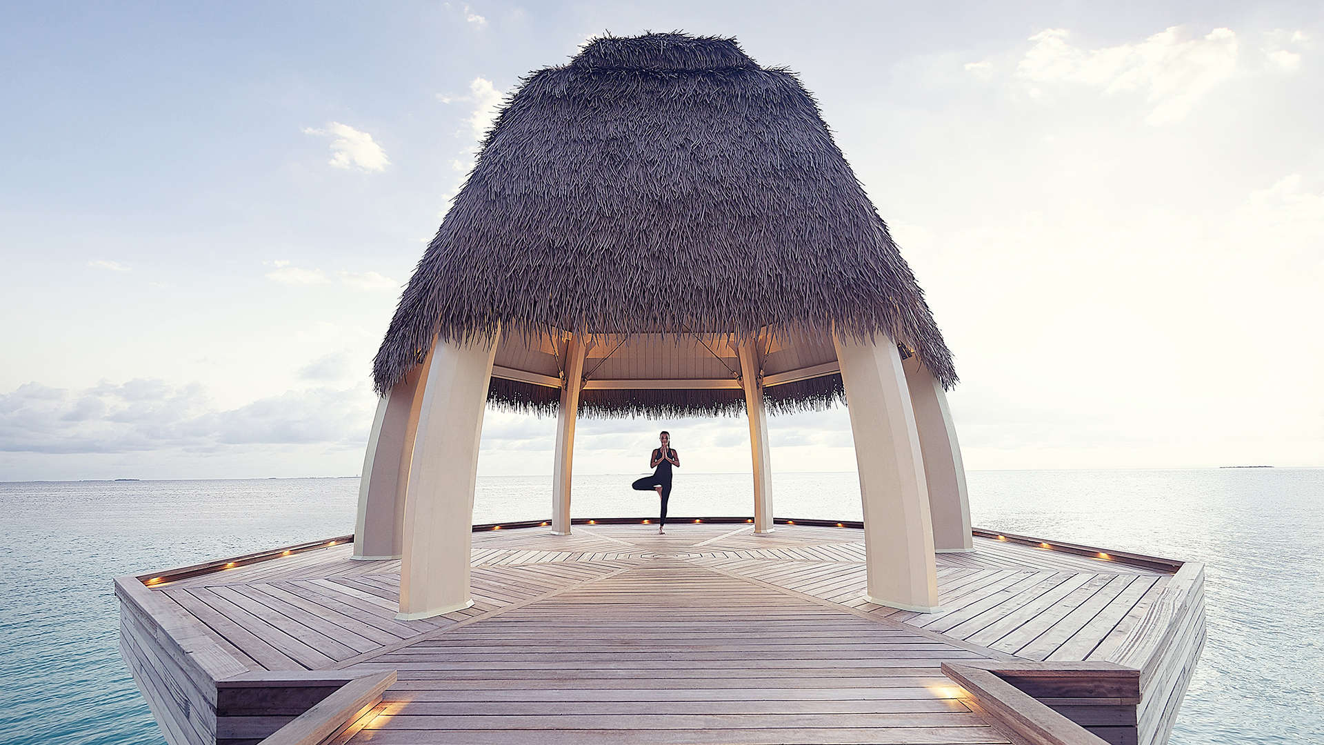 Spa and yoga pavillion