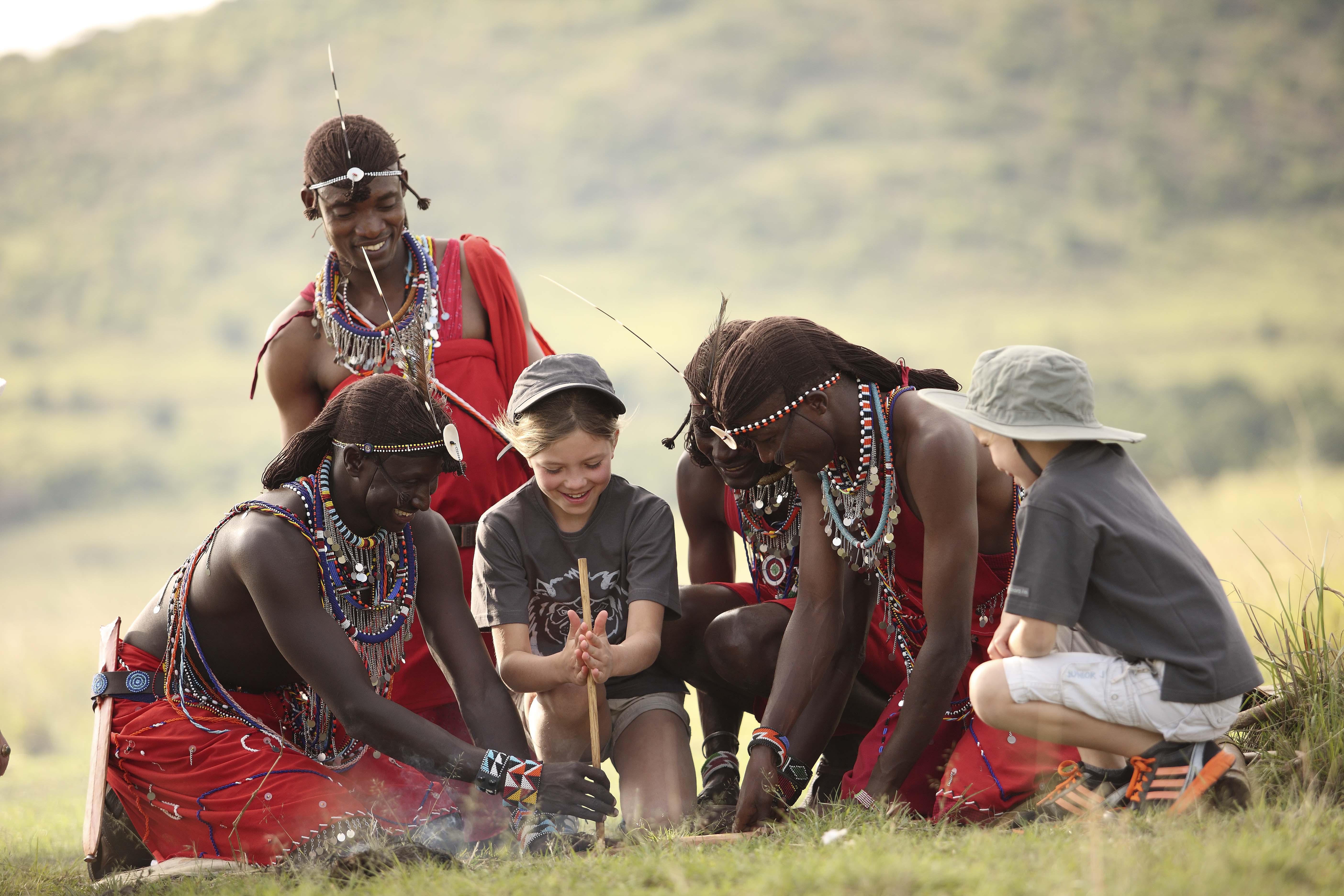 Africa, Kenya, Kichwa Tembo, children's activities 