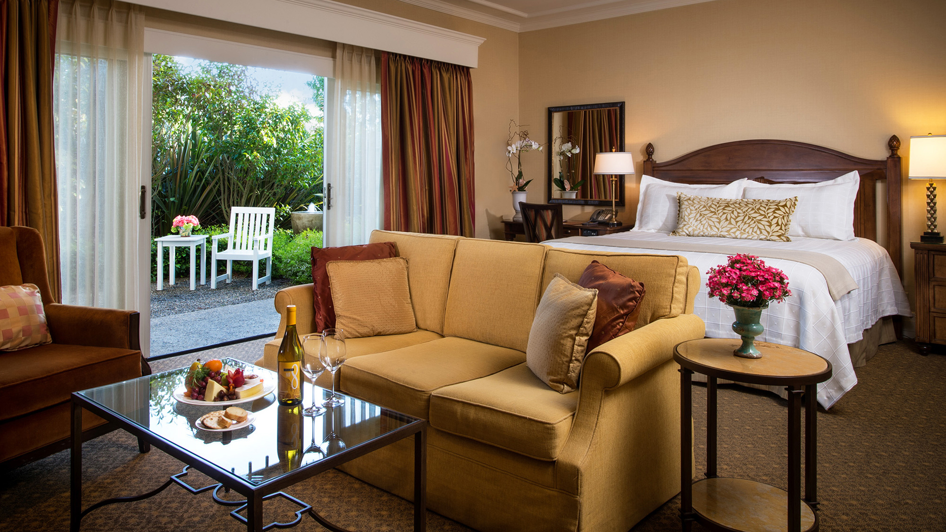 USA, Luxury California Holidays, The Lodge at Pebble Beach™, Garden View Room