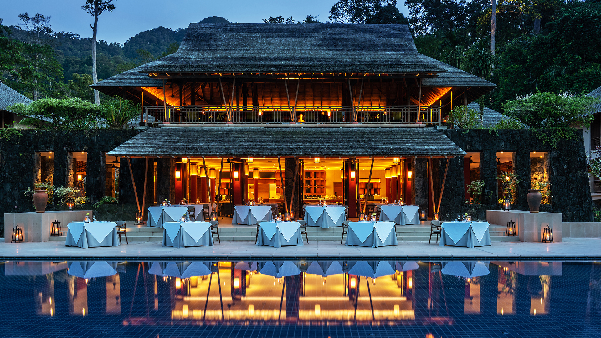  Worldwide, Malaysia, The Datai Langkawi, The Dining Room exterior