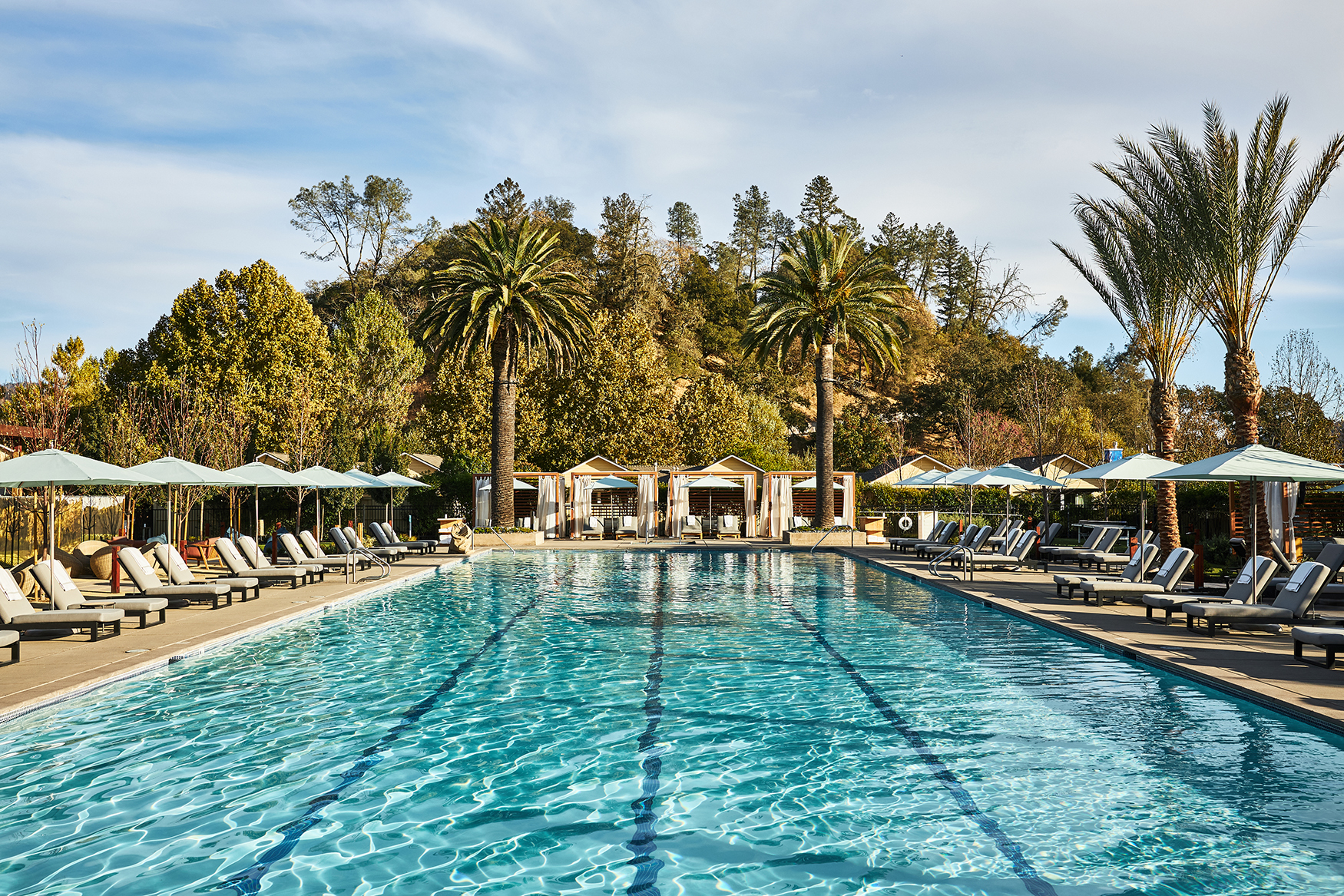 North America, USA, California, Solage Resorts Auberge Collection, Swimming Pool