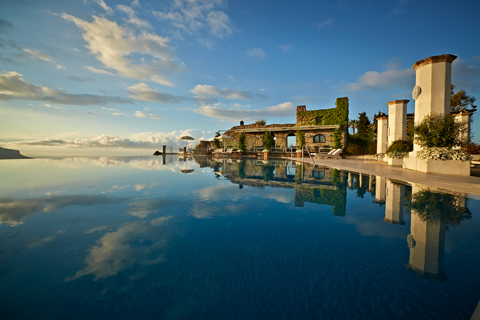 Europe, Italy, Amalfi Coast, Caruso, A Belmond Hotel, Amalfi Coast, Infinity pool