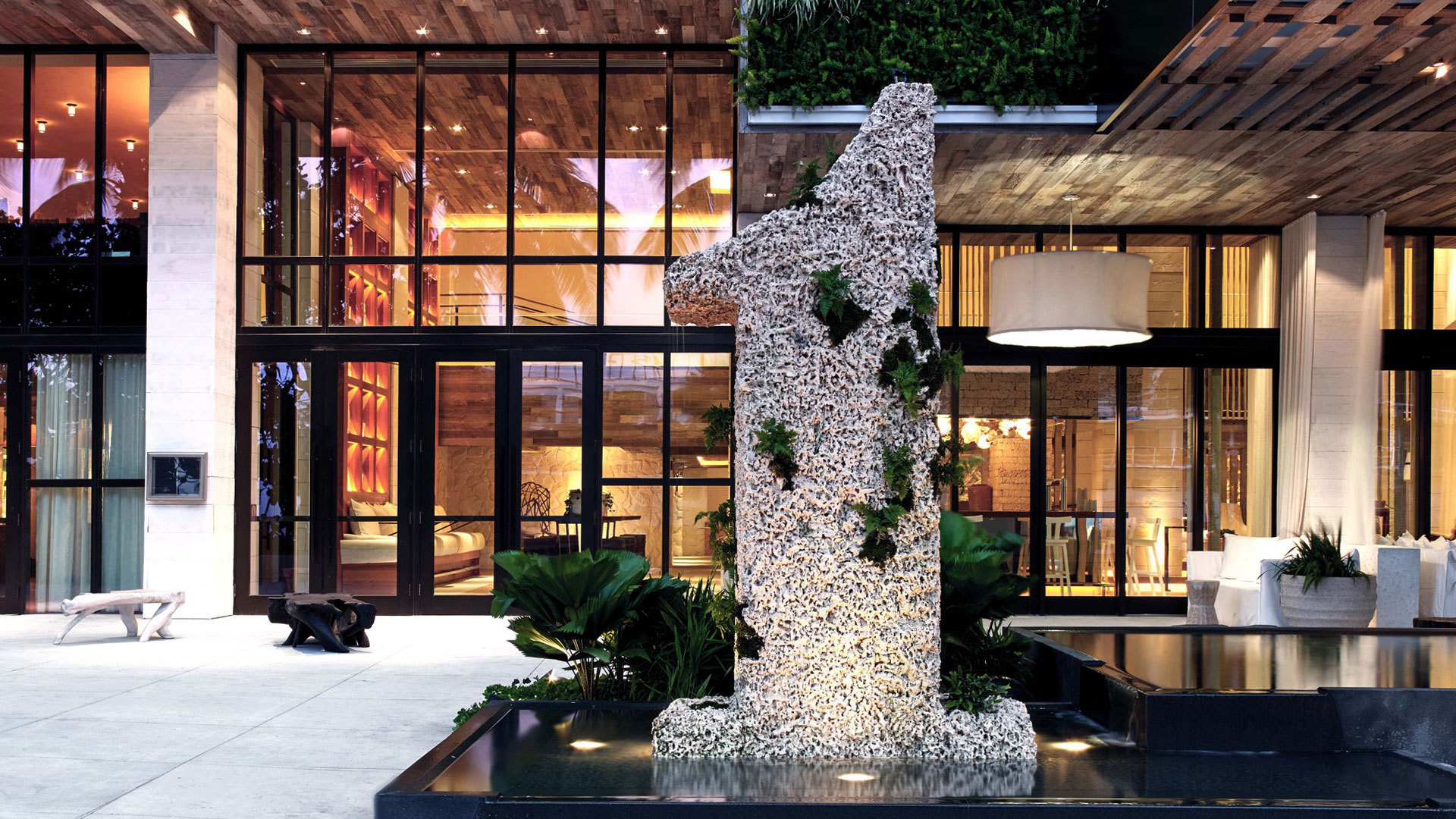 USA, Luxury Florida Holidays, 1 Hotel South Beach, Miami, Hotel exterior