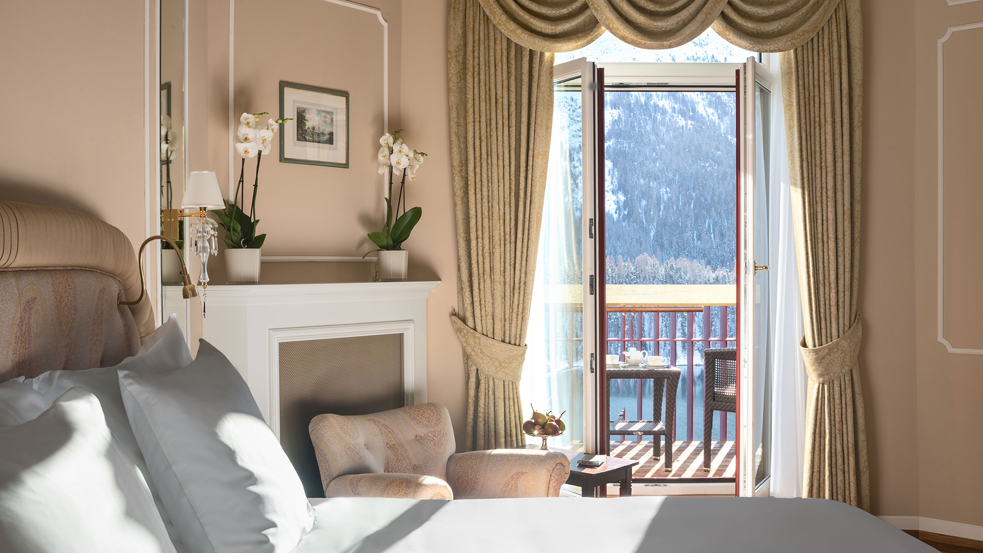 Ski & Snow, St Moritz, Switzerland, Badrutt's Palace Hotel, Double Room Lake View