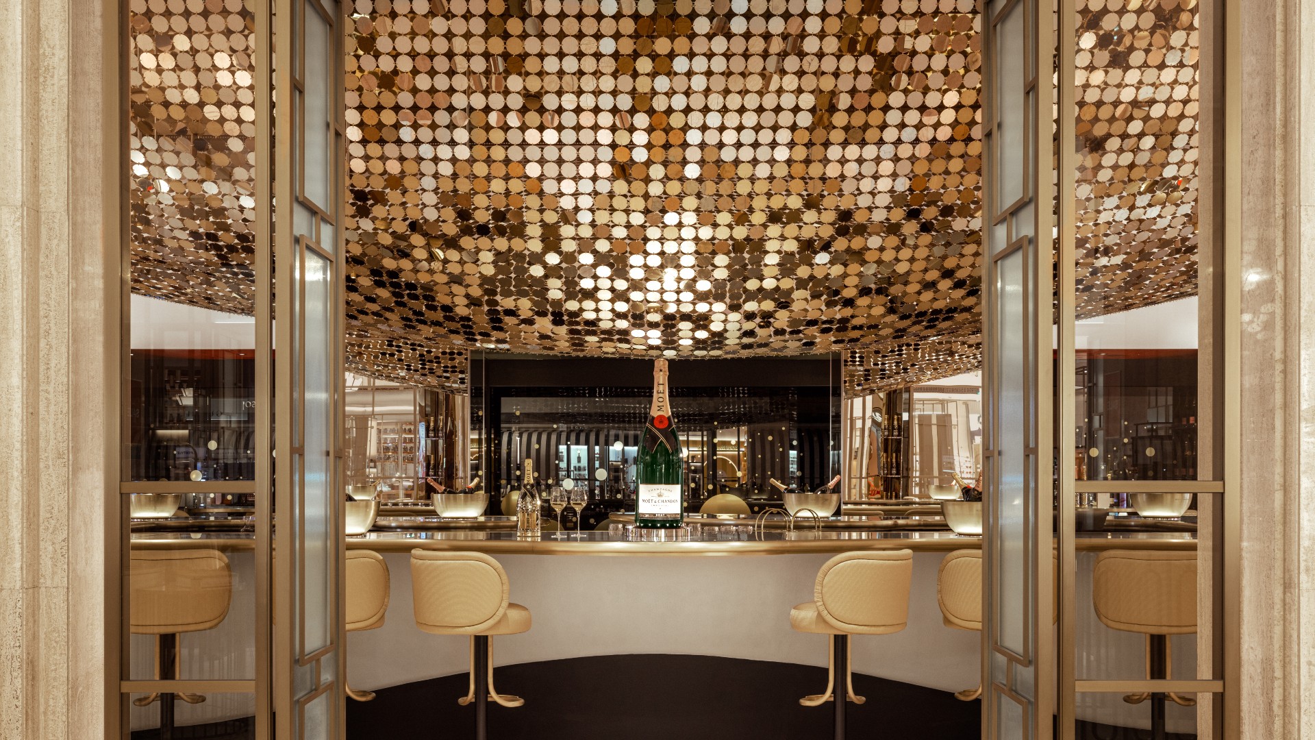 Moet Chandon Champagne Bar Entrance