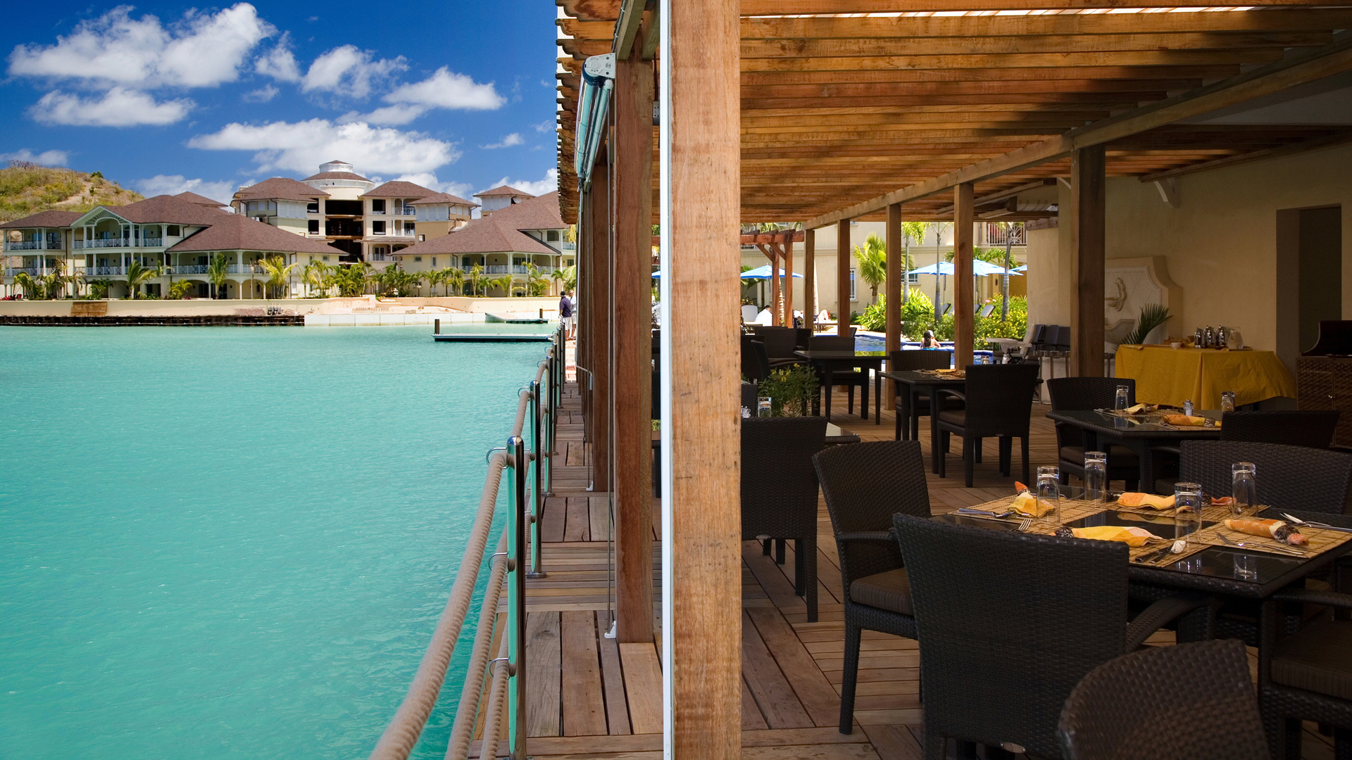 Luxury Caribbean Holidays, St Lucia, The Landings Resort & Spa, The Beach Club