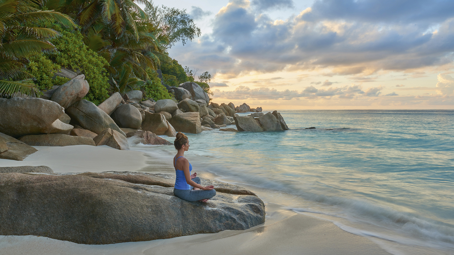 Indian Ocean & Arabia, Seychelles, Constance Lemuria Resort, Yoga