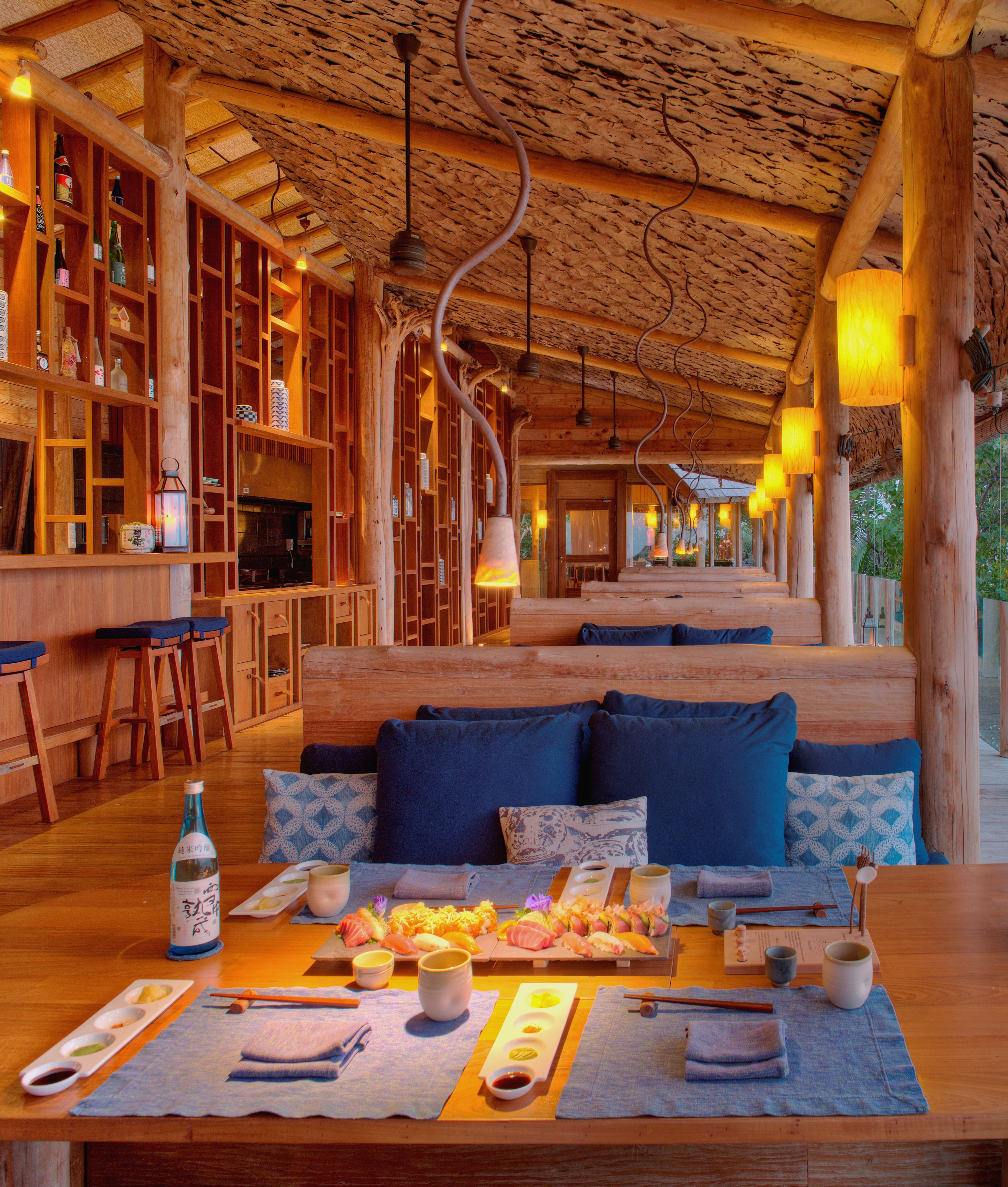 Indian Ocean, Maldives, Gili Lankanfushi, By The Sea Restaurant