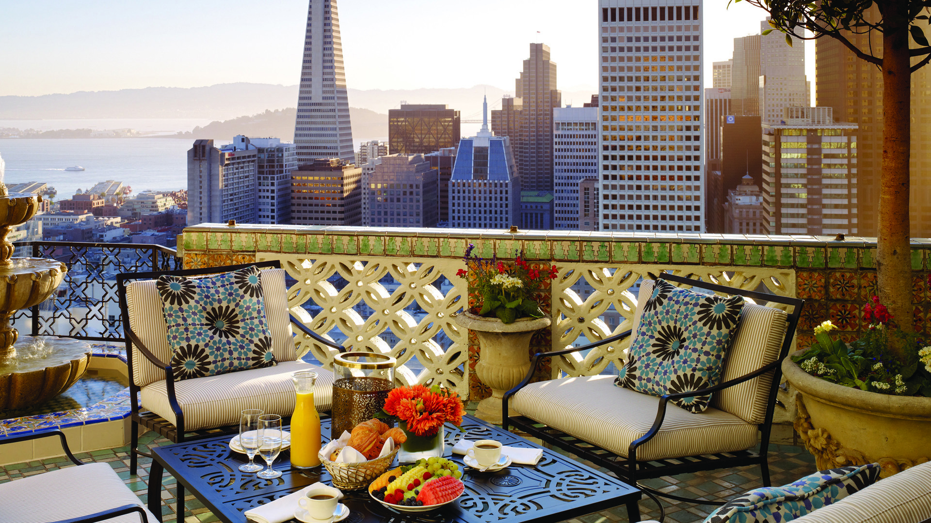 North america & canada, California, Fairmont san francisco, Terrace