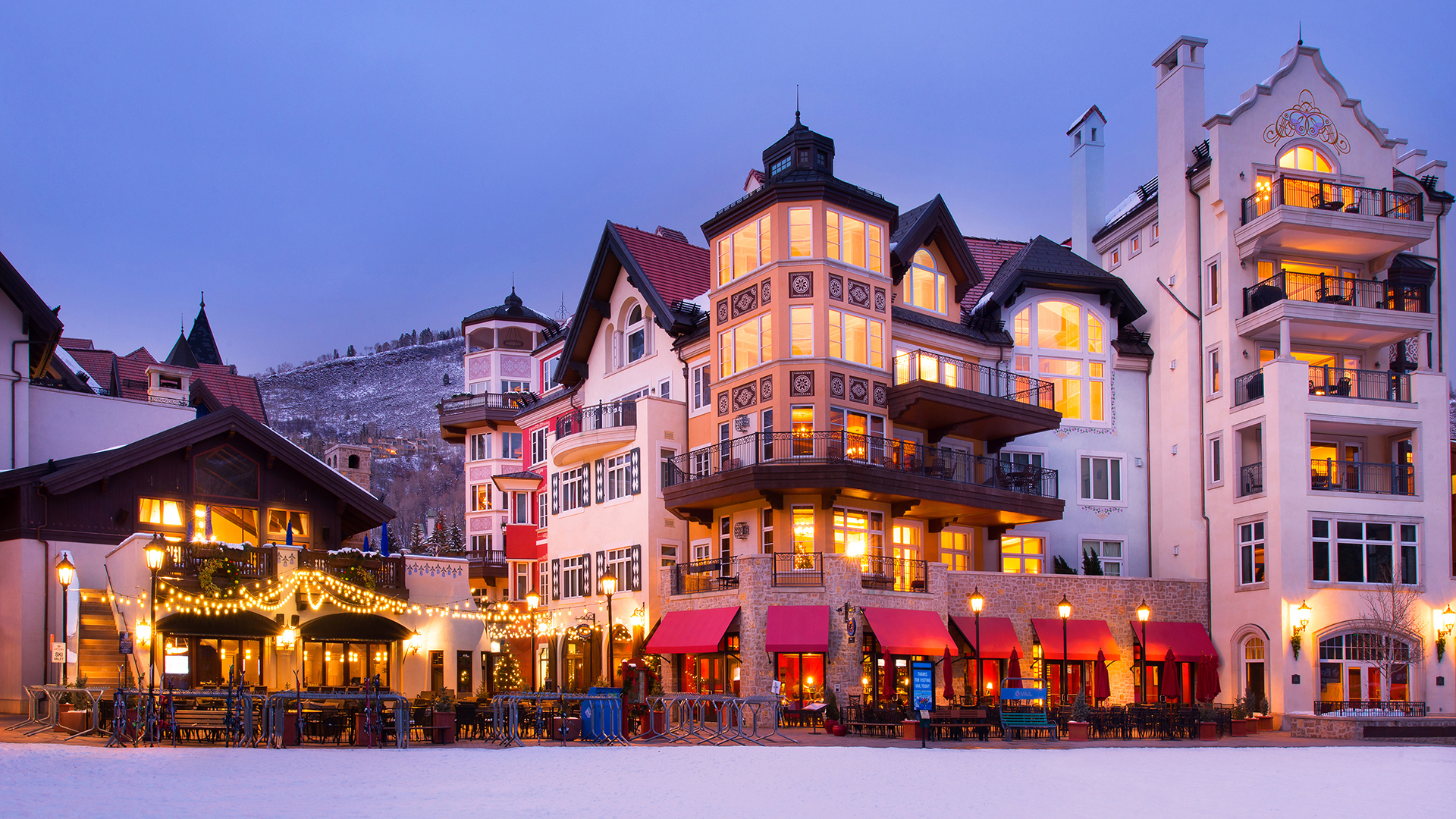 North America & Canada, Ski, Veil, Arrabelle, Exterior at Sunset