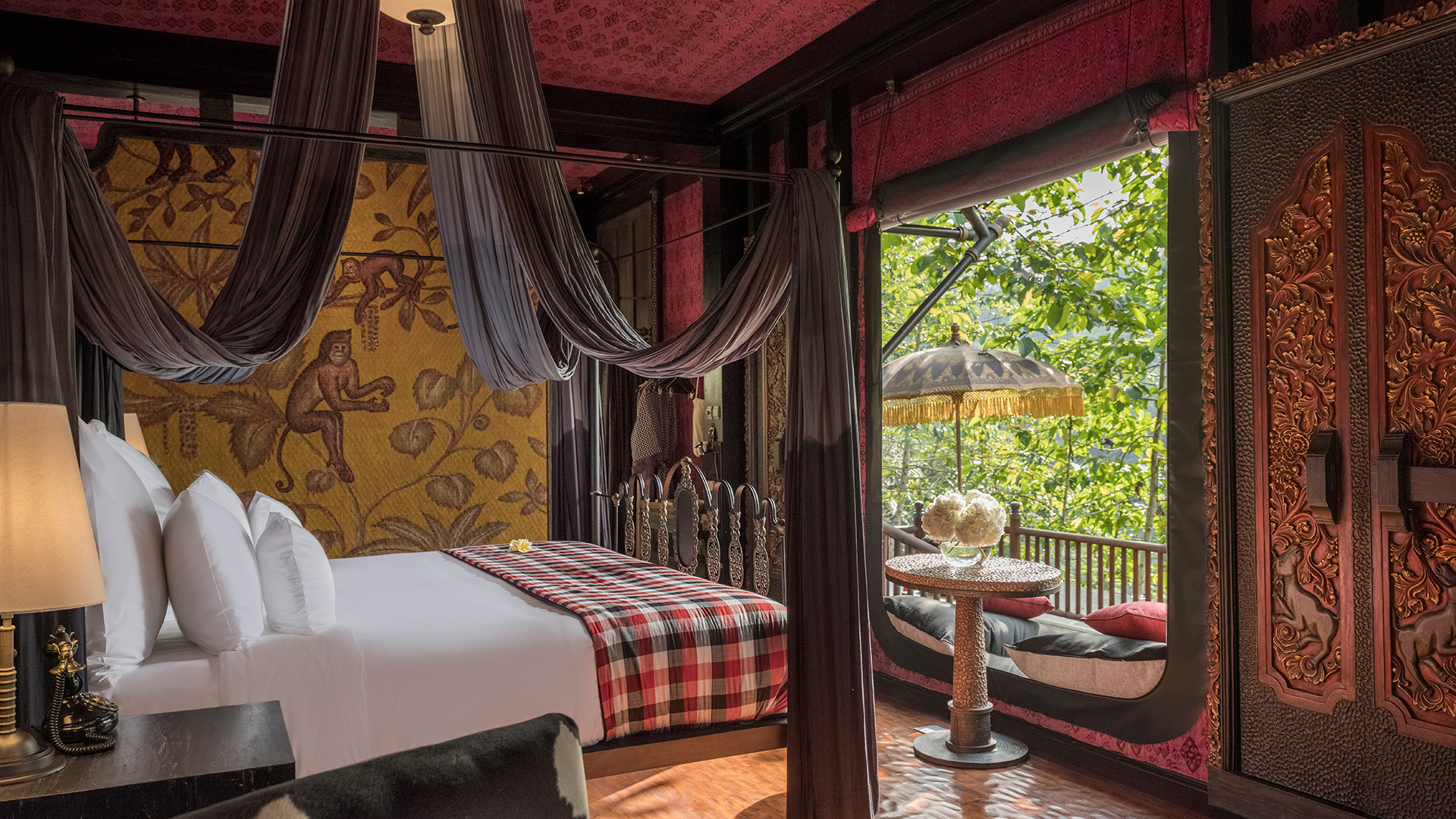 Keliki Valley Tent Bedroom at Capella Ubud in Bali